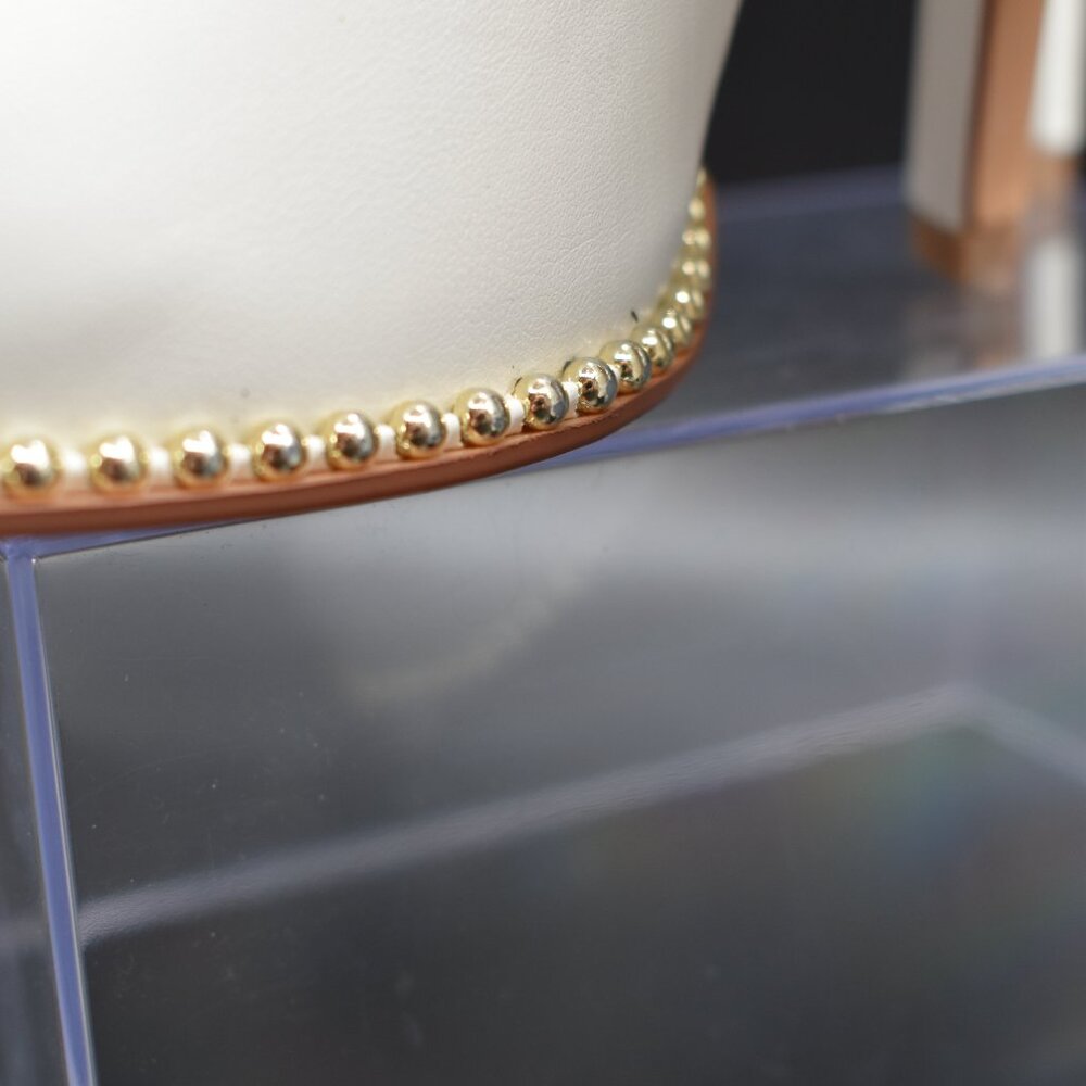 Share BCBGeneration Hawti Pointed-Toe Stiletto Heel with Gold-ball Chain Studs S - Picture 7 of 8